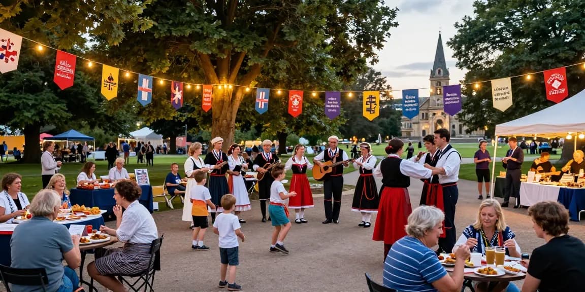 Engaging community festival celebrating Breton culture with traditional performances and local crafts showcasingเกมสล็อต.