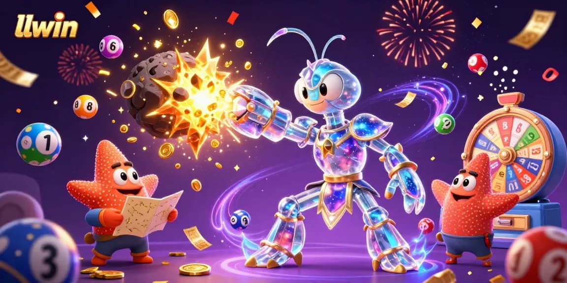 Experience thrilling gameplay at llwin with vibrant casino elements and stellar characters.