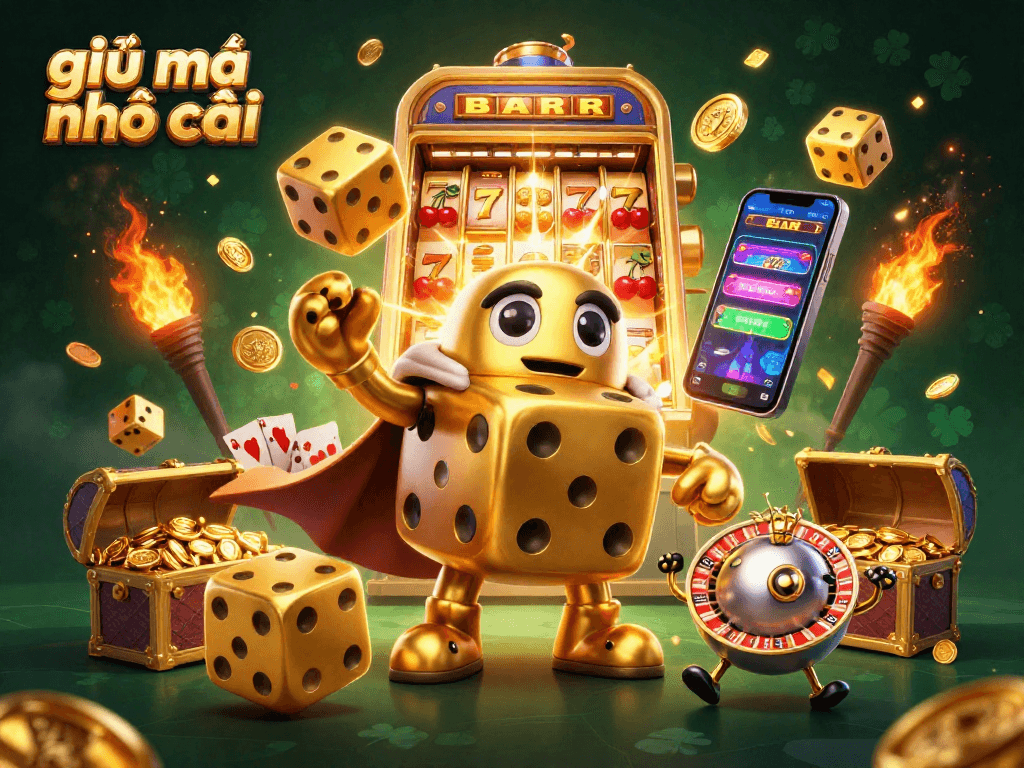 Jump into the world of giải mã nhà cái with vibrant casino action and golden dice dynamics.