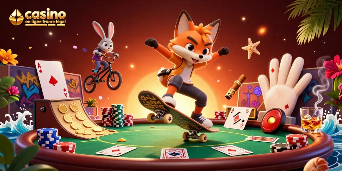 Jouez au casino en ligne France légal avec des personnages animés et des éléments de jeu captivants.