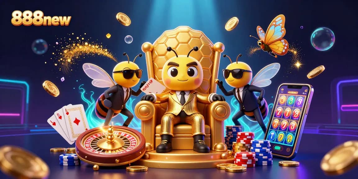 Experience the thrilling world of 888new as characters navigate a casino treasure trove.