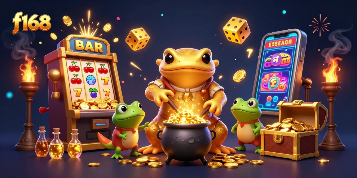 Experience thrilling gaming with f168's magical slot adventure featuring golden salamanders.