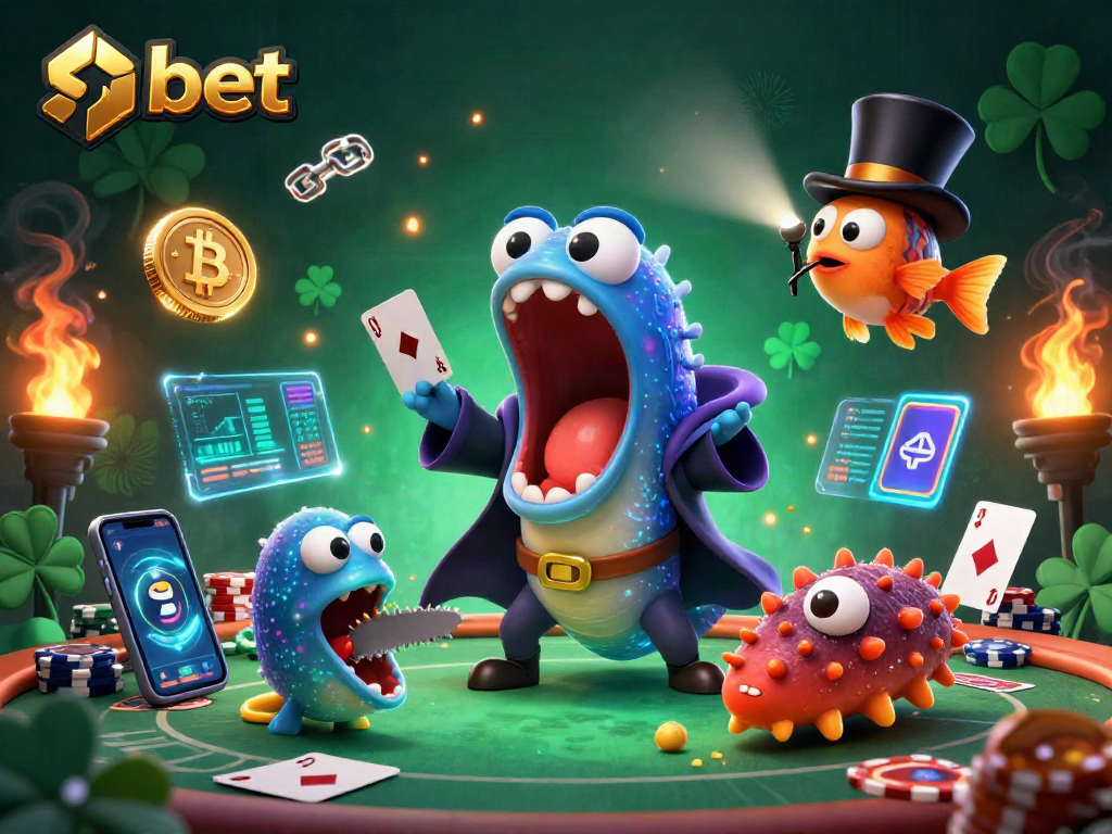 shbet's casino magic scene showcases vibrant gambling elements with an eel magician delighting players