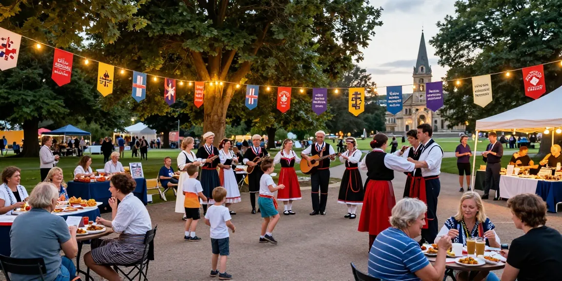 Engaging community festival celebrating Breton culture with traditional performances and local crafts showcasingเกมสล็อต.