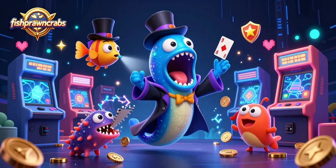 Experience fishprawncrabs magic with bioluminescent characters showcasing incredible casino games.