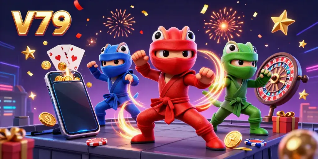 Experience the thrills of casino gaming with the vibrant v79 chameleon ninjas in action.