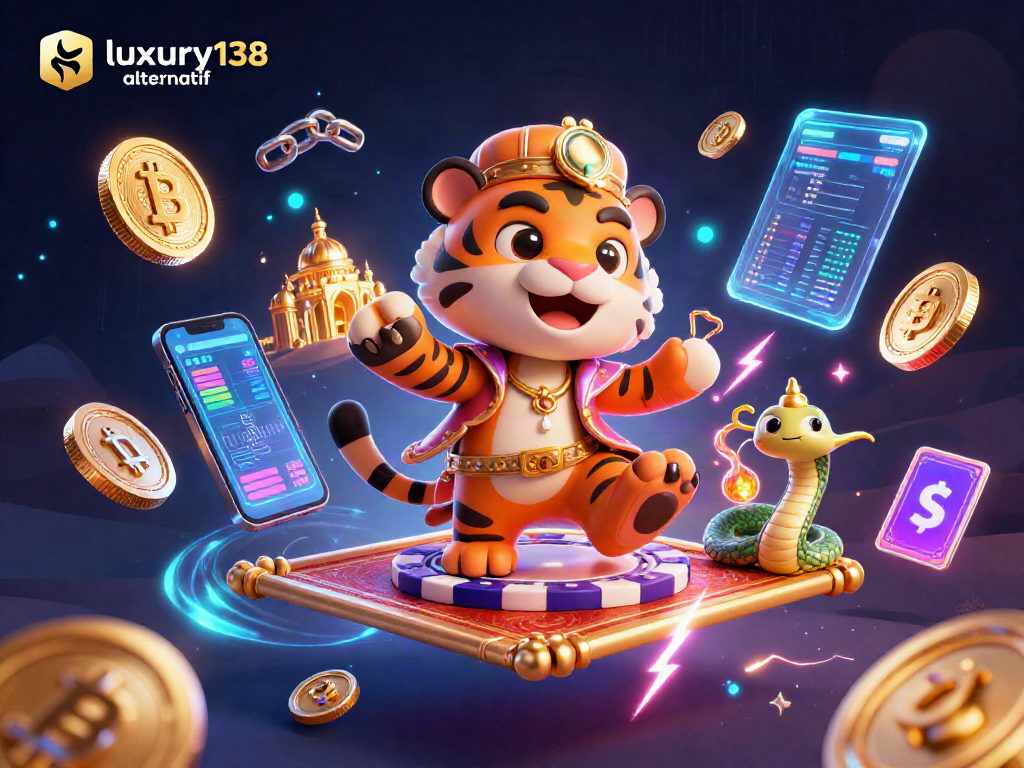 Permainan taruhan online di luxury138 alternatif dengan karakter dan elemen kasino menarik.