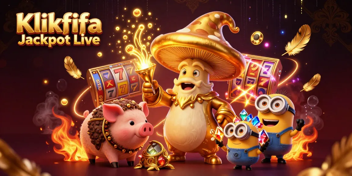 Experience thrilling wins with Klikfifa Jackpot Live in an enchanting 3D casino adventure.