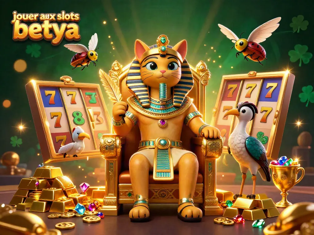 Play games and win big while jouer aux slots avec betya featuring vibrant slot symbols and rich visuals.