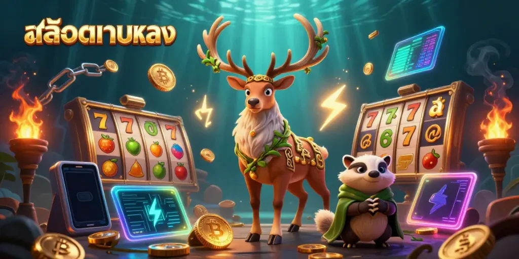 Play สล็อตเว็บตรง with thrilling slot games while experiencing the mystical druid environment.