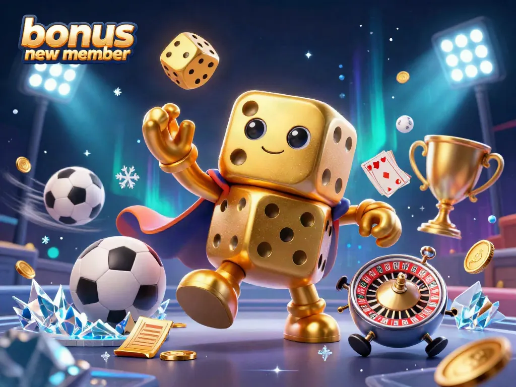 Experience the excitement of gaming with our bonus new member promotions, featuring vibrant 3D character actions.