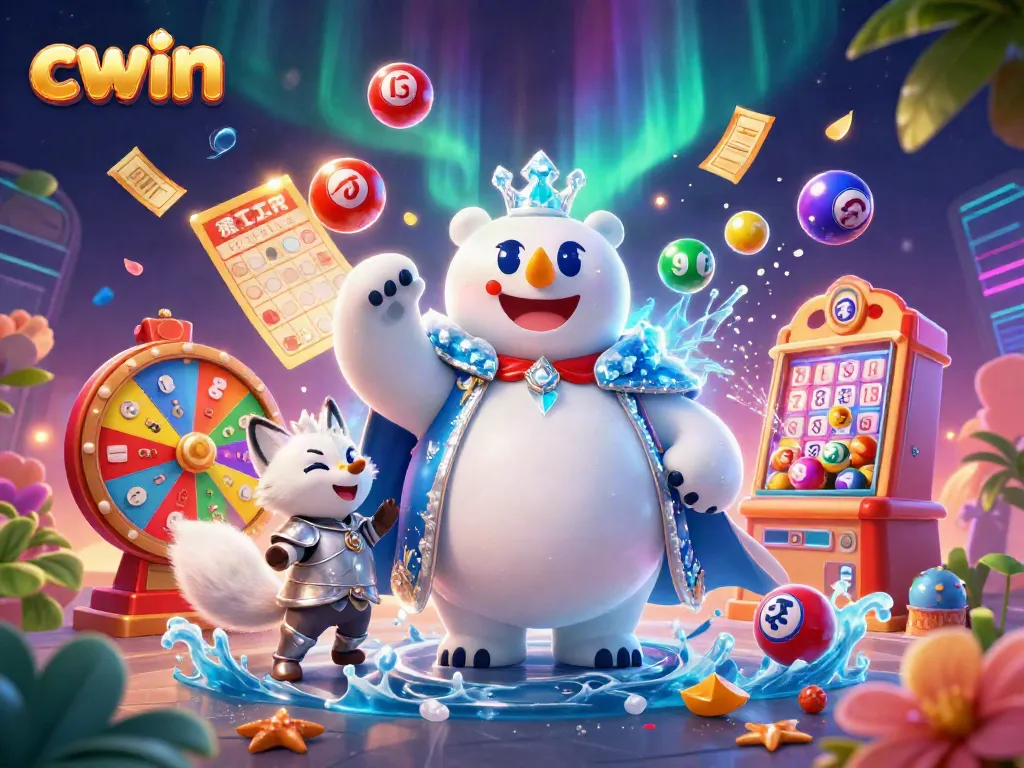 Join the playful excitement at CWIN with dynamic lottery games, colorful cash rewards, and vibrant characters!