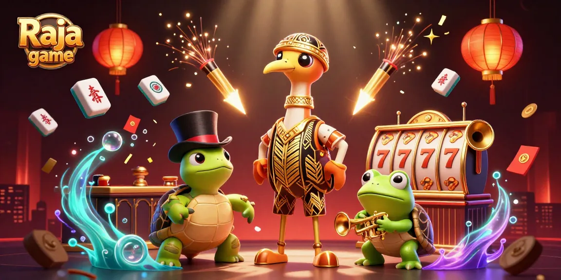 Engage with the immersive Raja game experience featuring vibrant characters and dynamic slot elements.