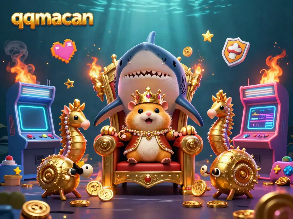 Experience excitement with qqmacan's vibrant 3D casino adventure featuring a hamster king.
