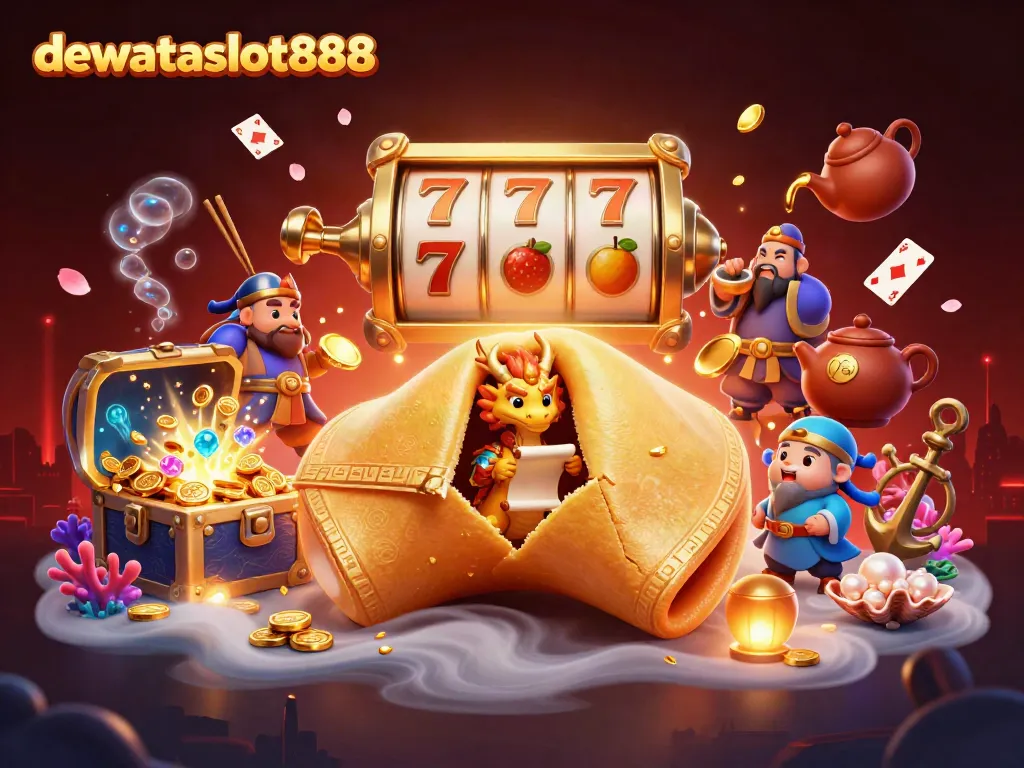 dewataslot888 merayakan slot online terbaik dengan karakter berwarna cerah dan kekayaan virtual yang melimpah